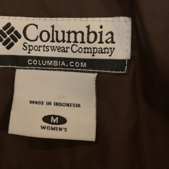 Columbia brown lightweight hooded rain jacket - Picture 3 of 3